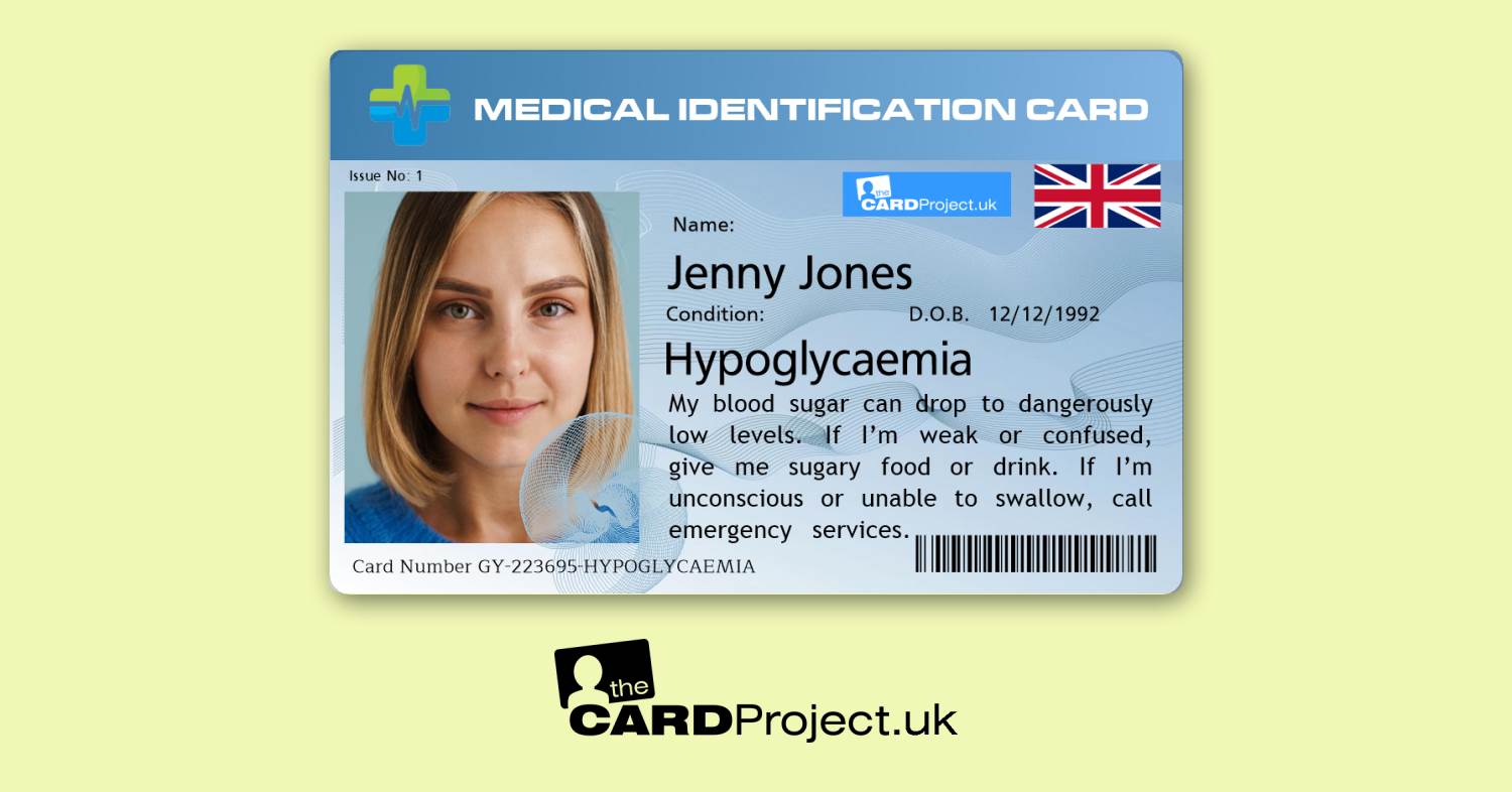 Hypoglycaemia Premium Card (FRONT)